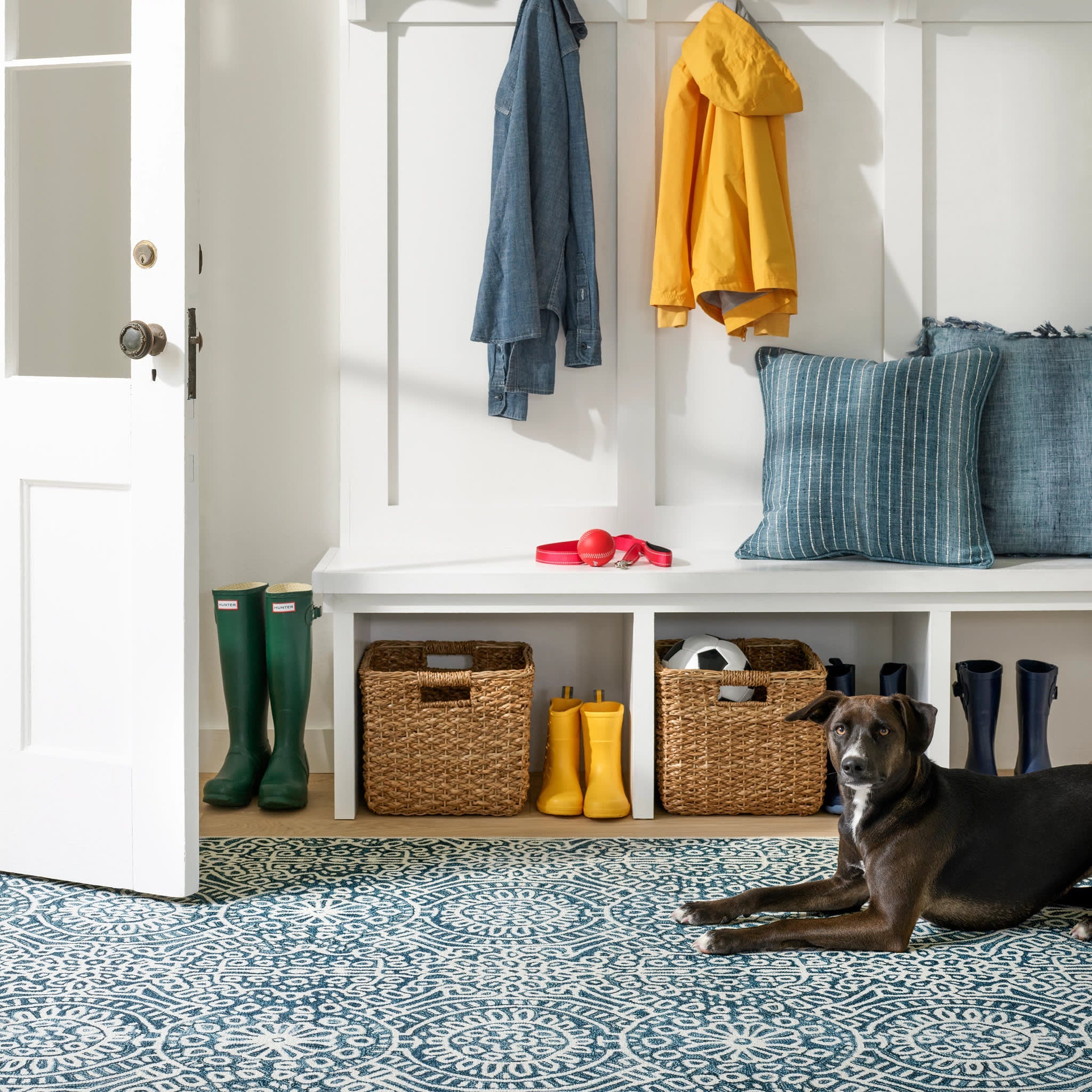 Temple Machine Washable Rug | Ink Image secondaire du produit