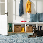 Temple Machine Washable Rug | Ink