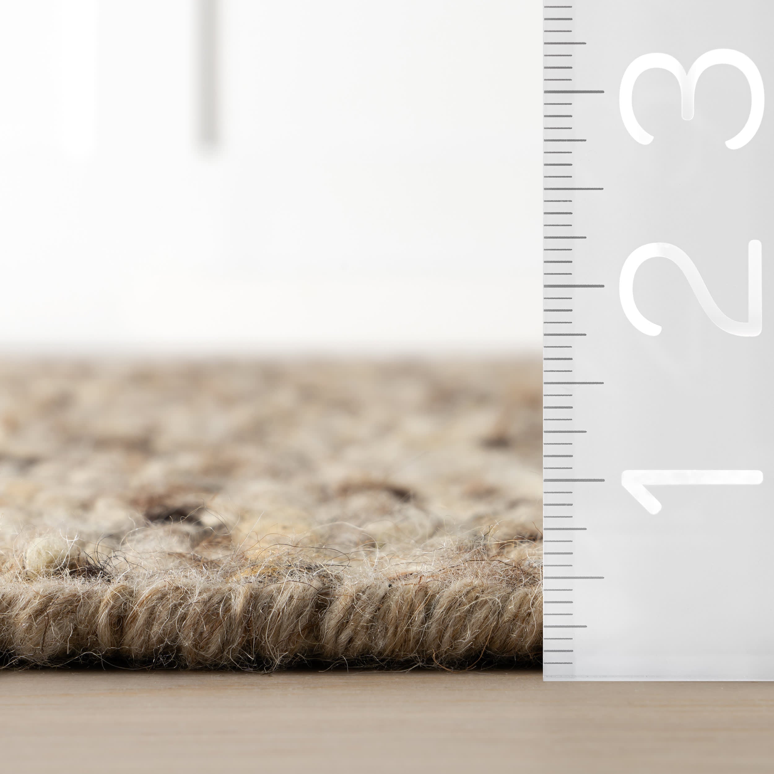 JuJu Tasseled Wool Rug | Brown
