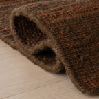 Oriya Wool Modern Transitional Rug | Rust