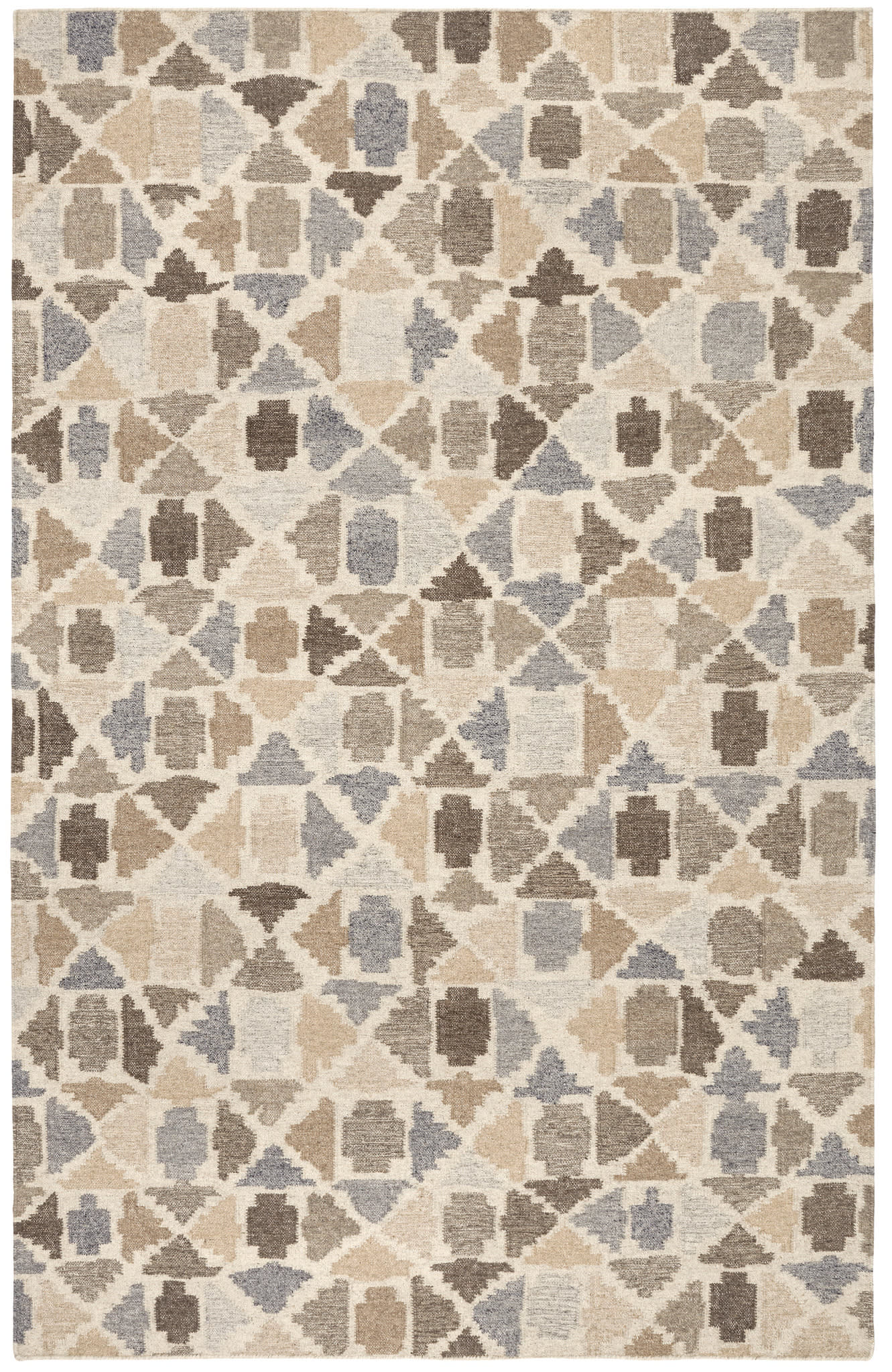 Rufus Stone Kilim Handwoven Wool Rug | Natural Image principale du produit