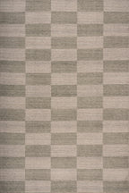 Mephira Checkered Washable Rug | Green