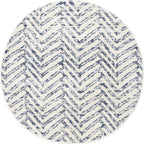 Antique Chevron Rug | Blue