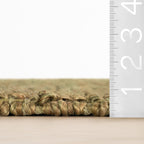 Varnu Textured Handmade Jute Rug | Green