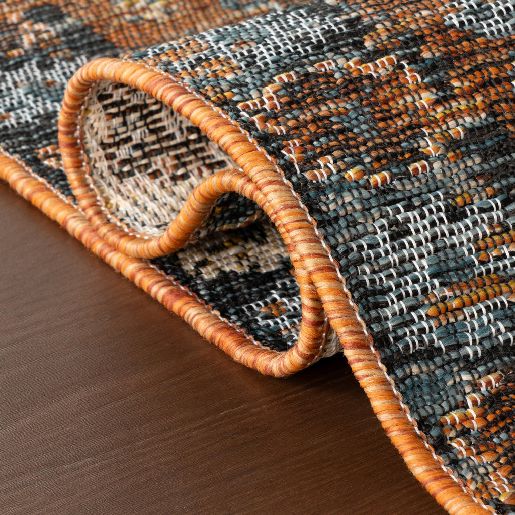 Liamara Traditional Medallion Indoor/Outdoor Rug | Brown