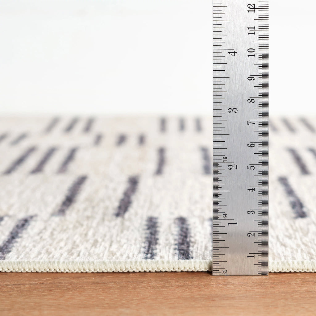 Leni Machine Washable Rug | Oatmeal