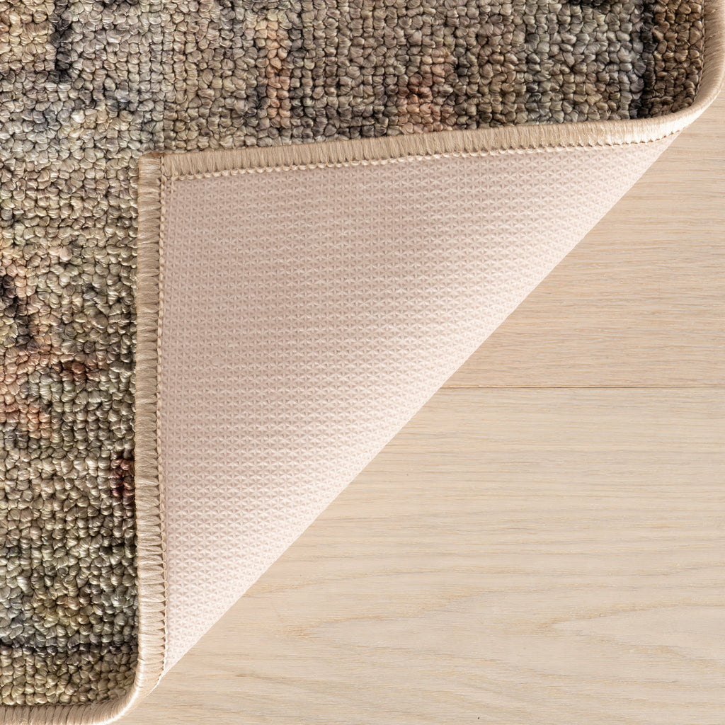 Ilysera Traditional Bordered Washable Rug | Beige