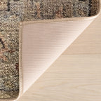 Ilysera Traditional Bordered Washable Rug | Beige