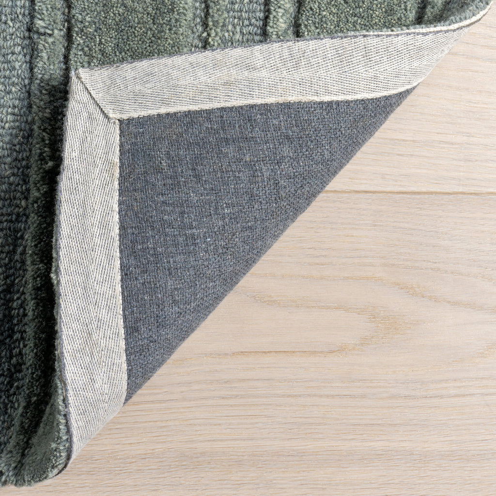 Starke Broken Stripe Wool Rug | Hunter Green