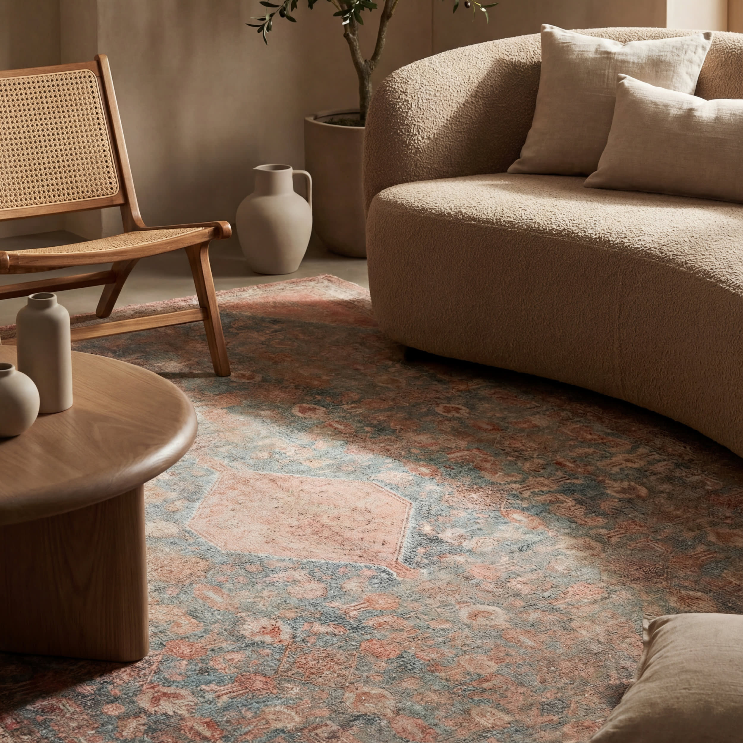 Wesa Medallion Rug | Multicolor