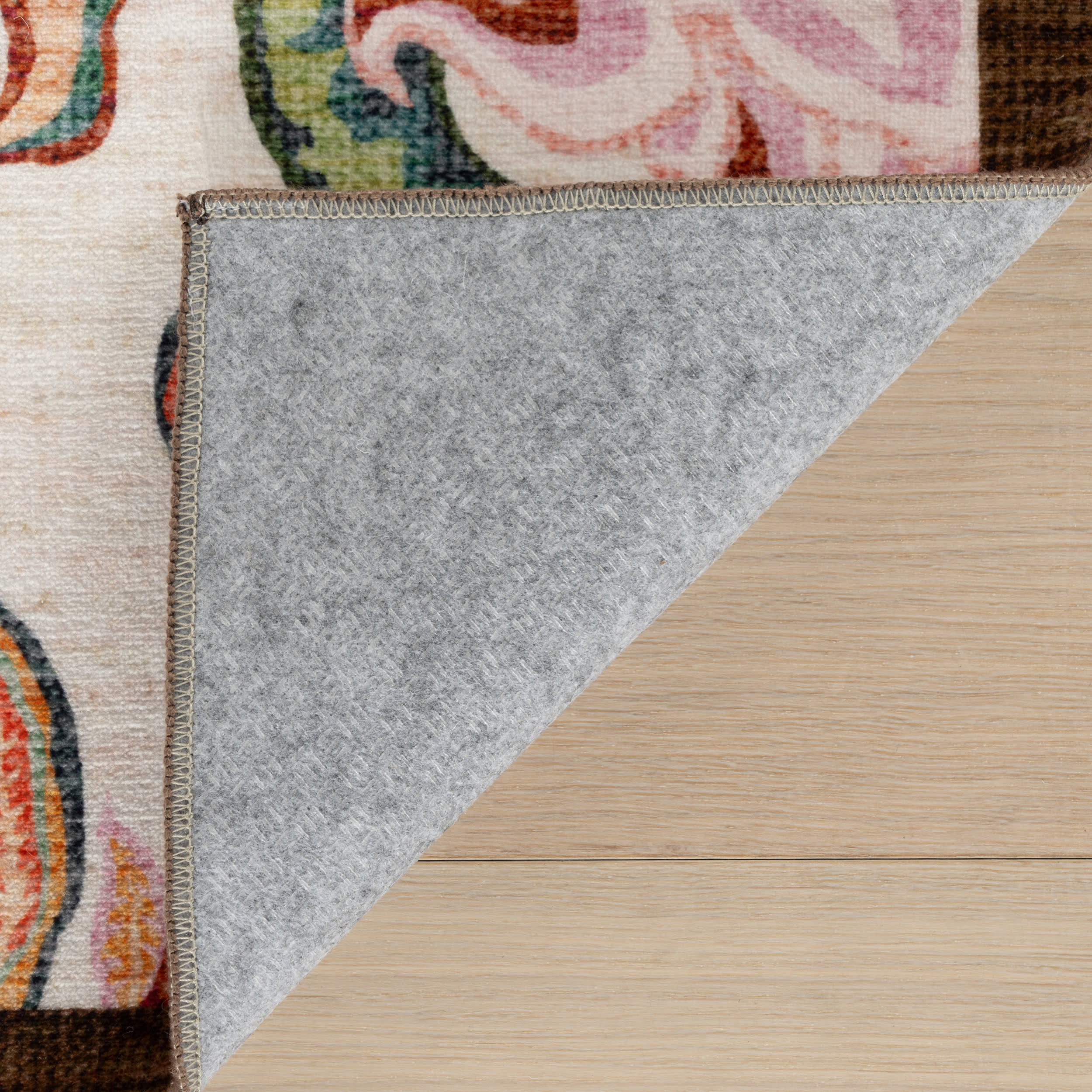 Amaia Floral Washable Rug | Multicolor