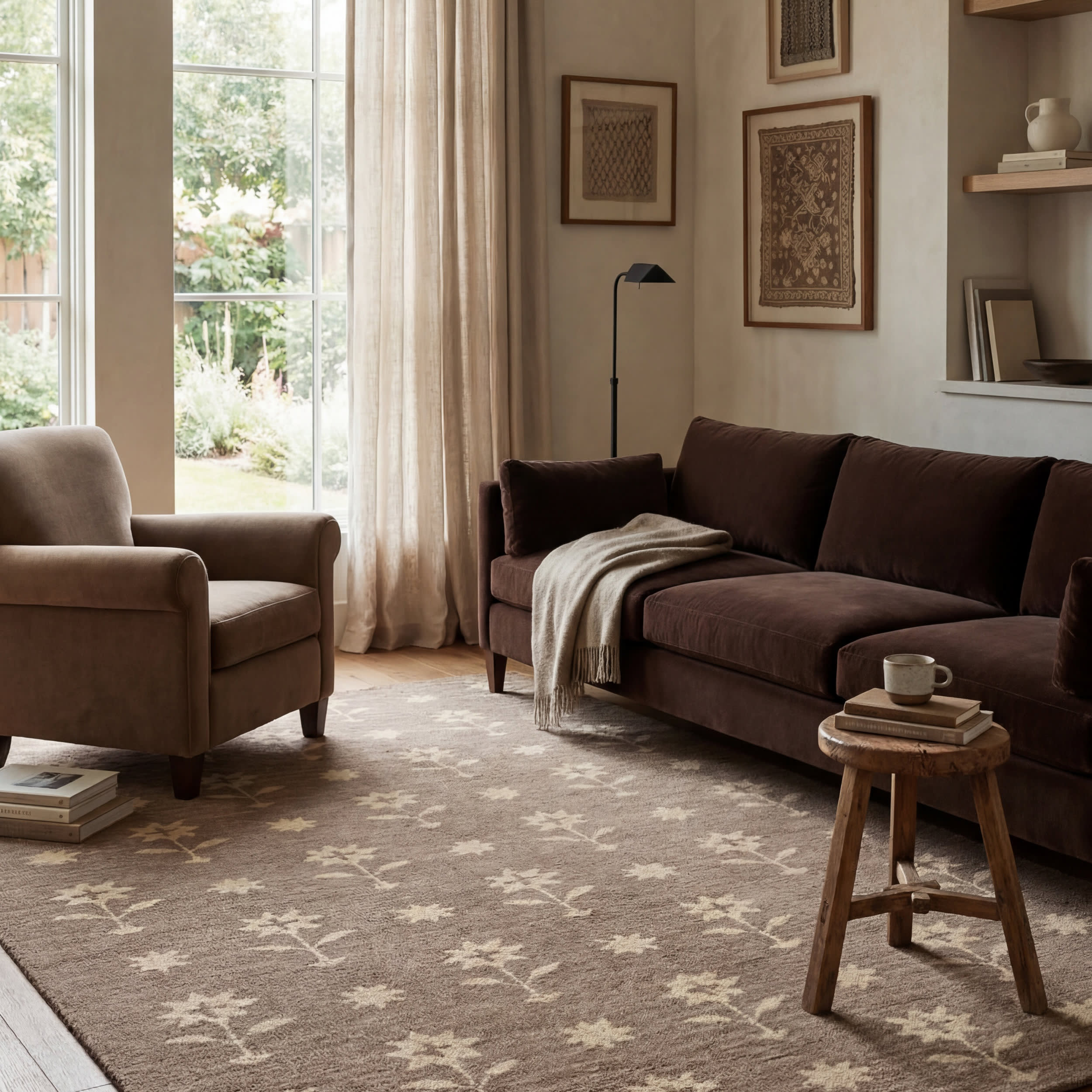 Ella Wool Rug | Taupe
