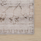 Jolen Traditional Washable Rug | Beige