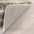 Charlee Textured Arcs Rug | Beige