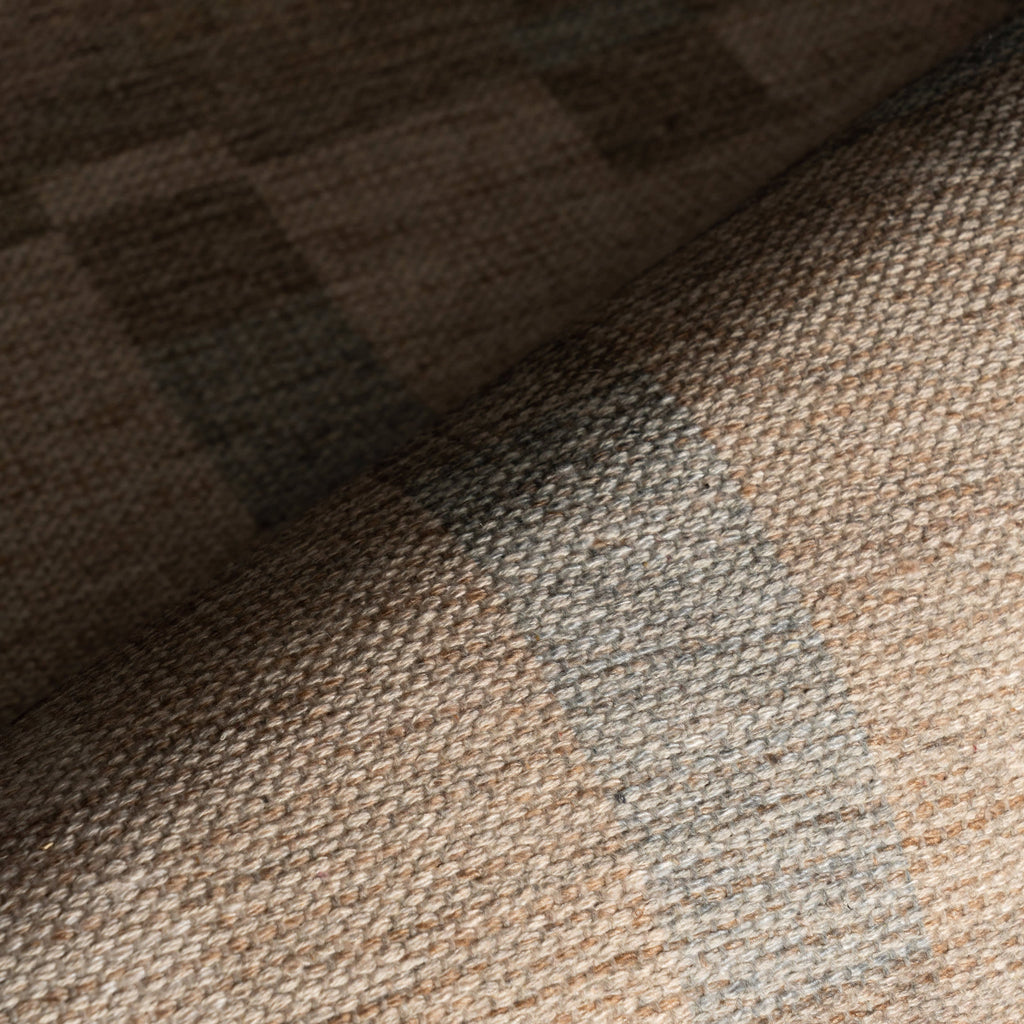 Nefe Bordered Washable Rug | Brown