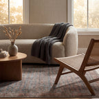 Ferelith Vintage & Distressed Washable Rug | Rust