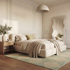 Tova Tufted Diamond Rug | Green