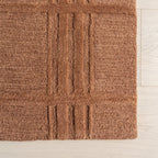 Mallory Checked Wool Rug | Rust
