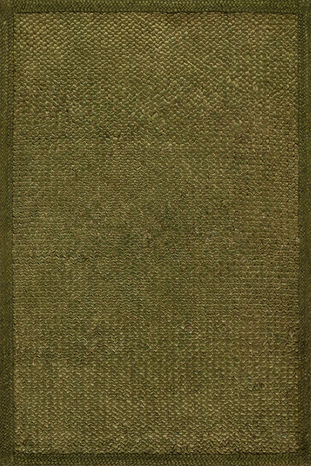 Thale Textured Handmade Jute Rug | Moss