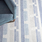 Tread Lightly Machine Washable Rug | Navy