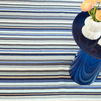 Westbrook Stripe Handwoven Indoor/Outdoor Rug | Blue