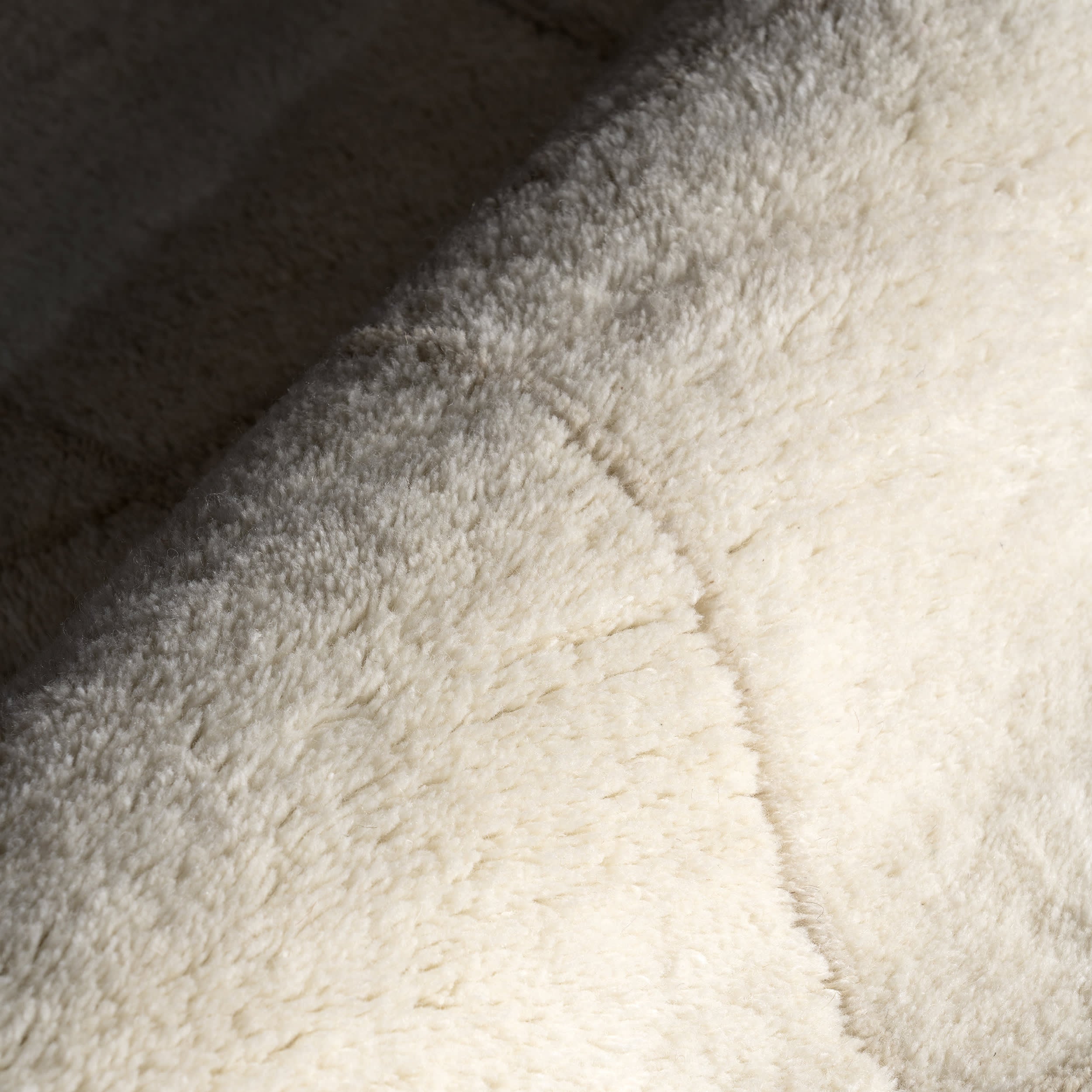 Cove Checked Wool Rug | Ivory