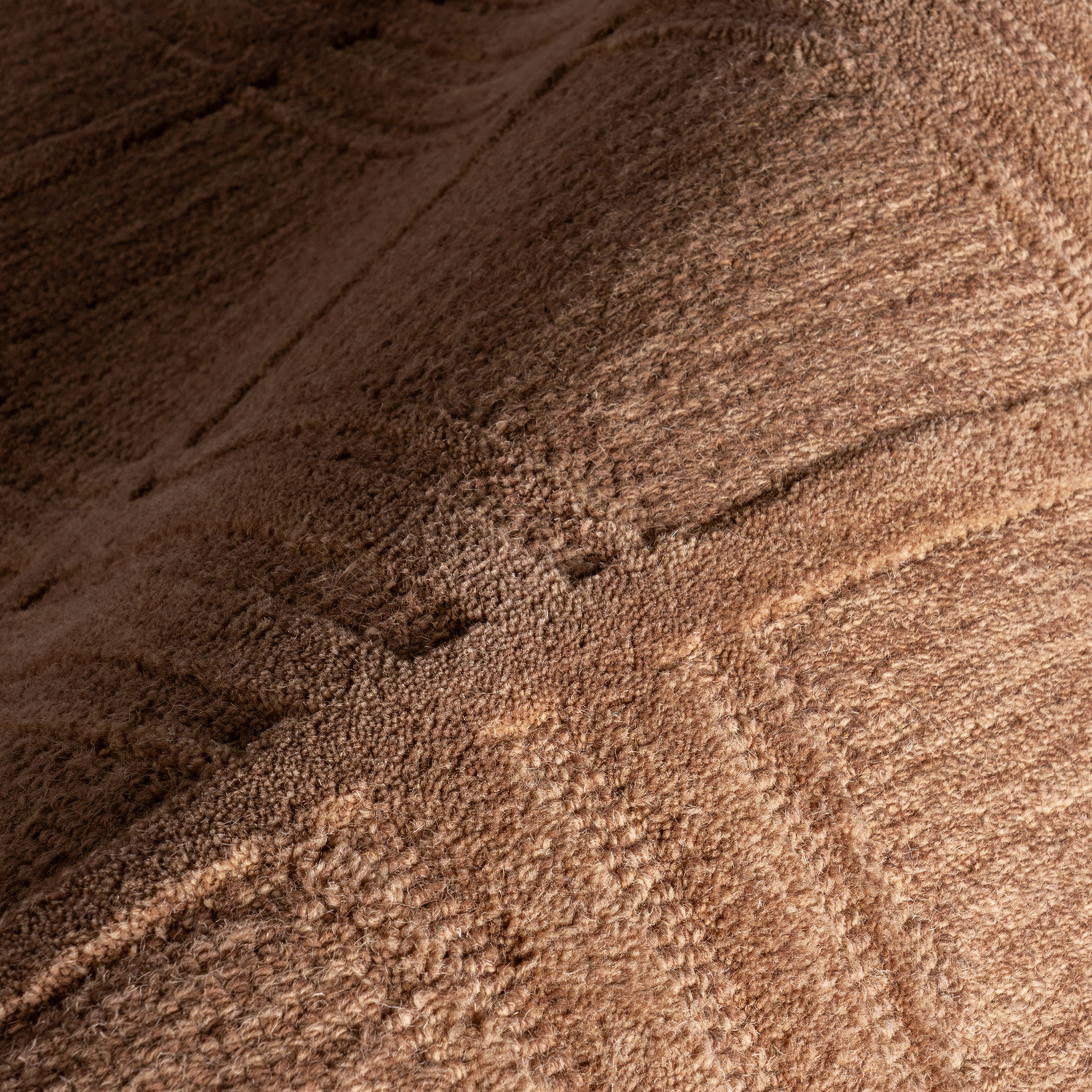 Mallory Checked Wool Rug | Rust