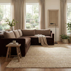 Veloce Modern Animal Print Rug | Tan