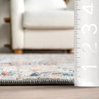 Dallas Vintage Medallion Rug | Rust
