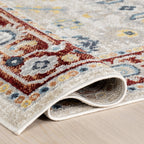 Anabelle Floral Medallion Washable Rug | Multicolor