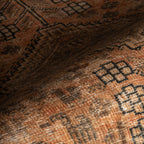 Marth Medallion Washable Rug | Brown