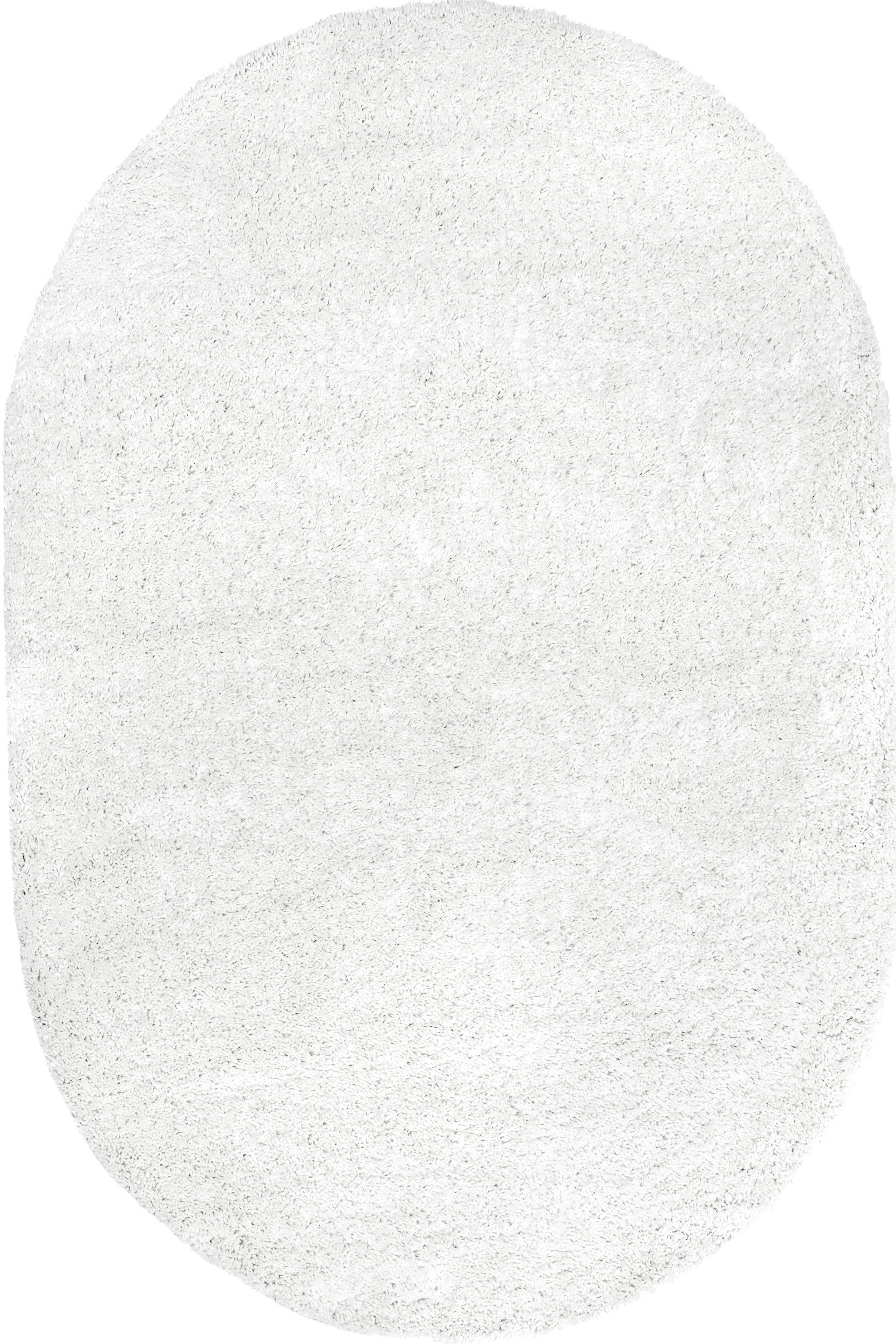 Plush Solid Shaggy Rug | Off White Main image