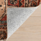 Madel Medallion Washable Rug | Red