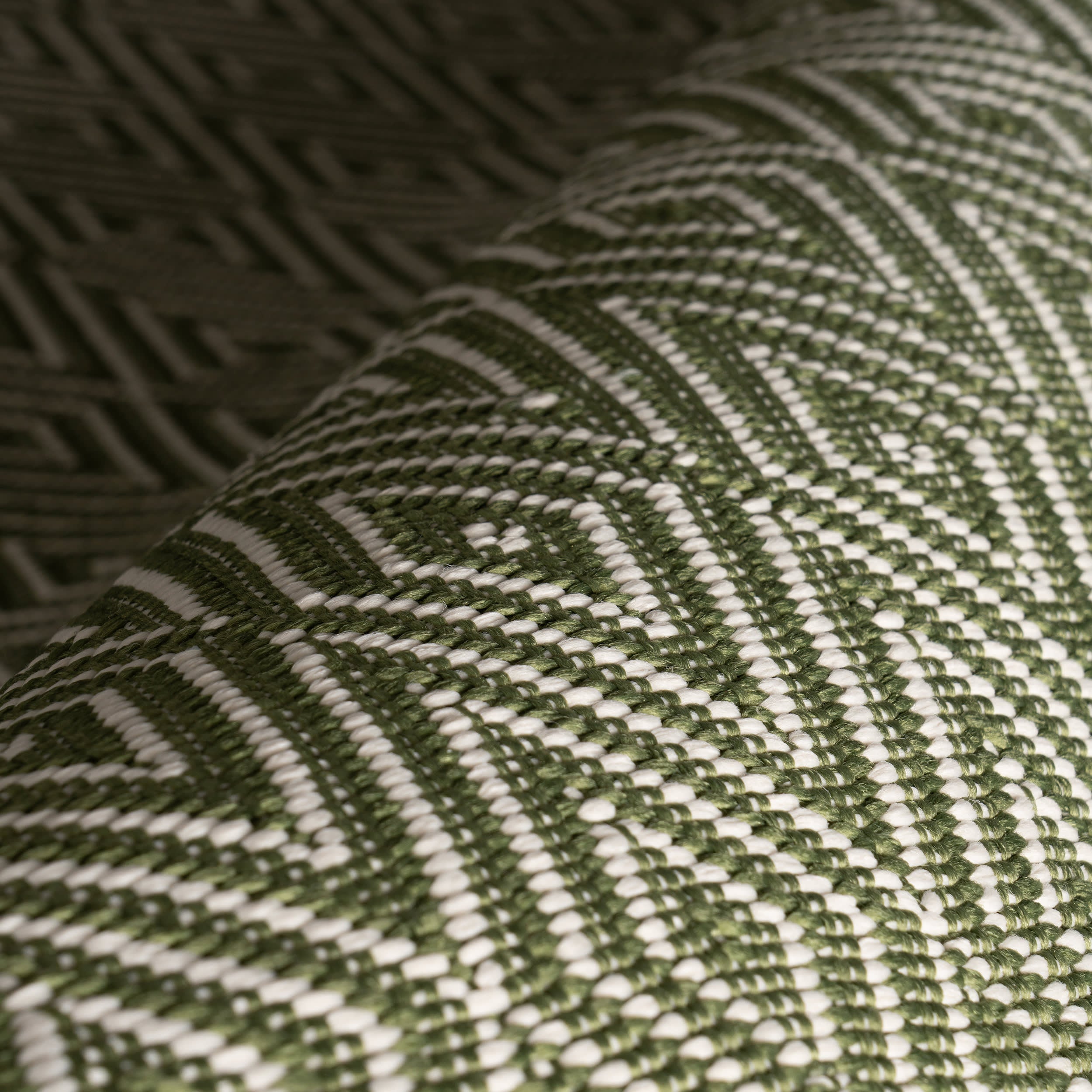 Diamond Handwoven Indoor/Outdoor Rug | Sage
