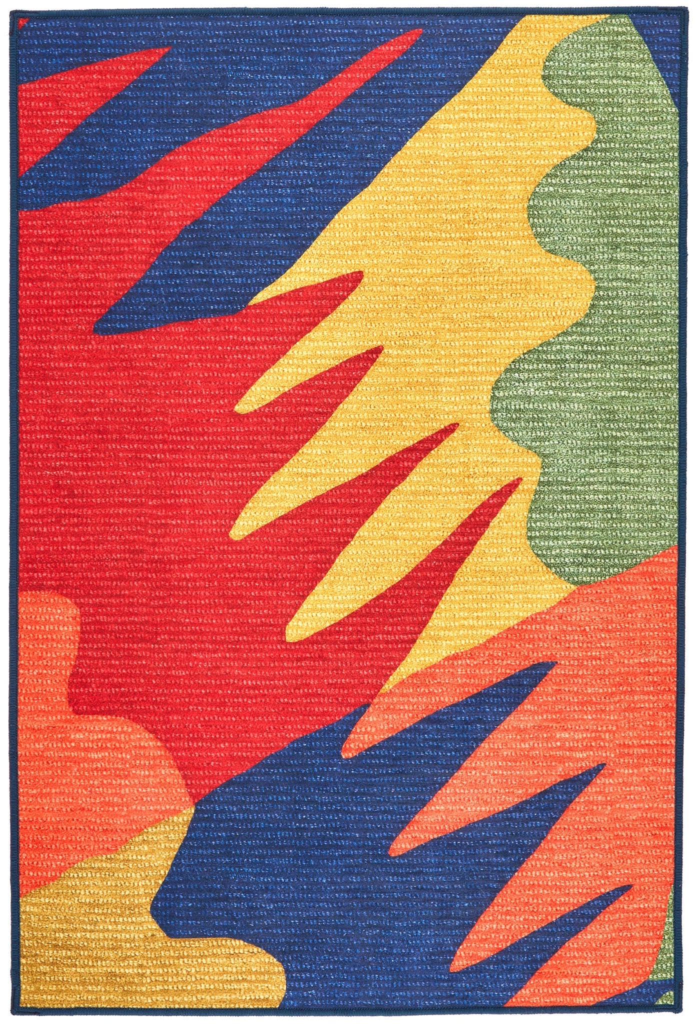 Graphic Machine Washable Rug | Multi