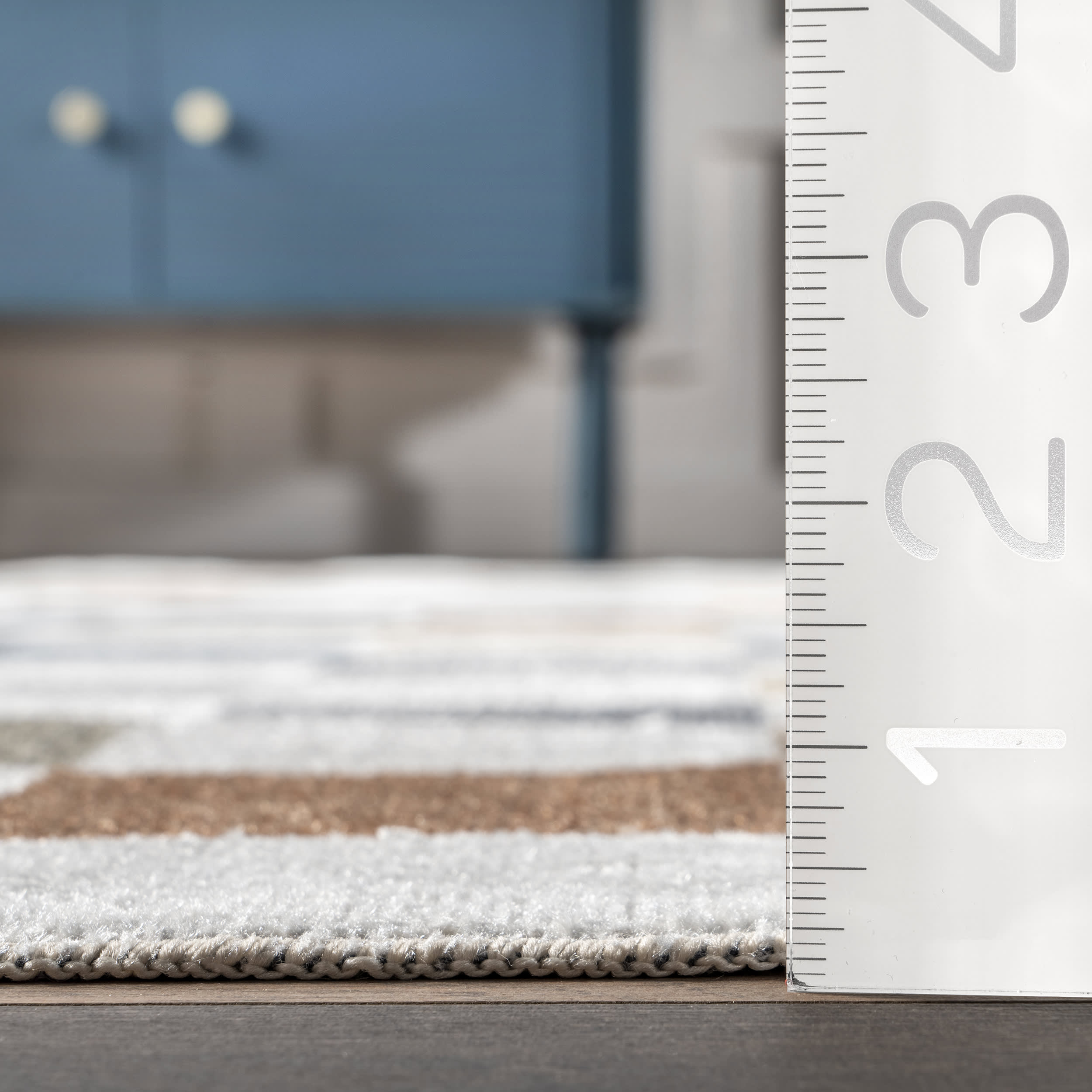 Carina Colorful Checkered Washable Rug | Multicolor