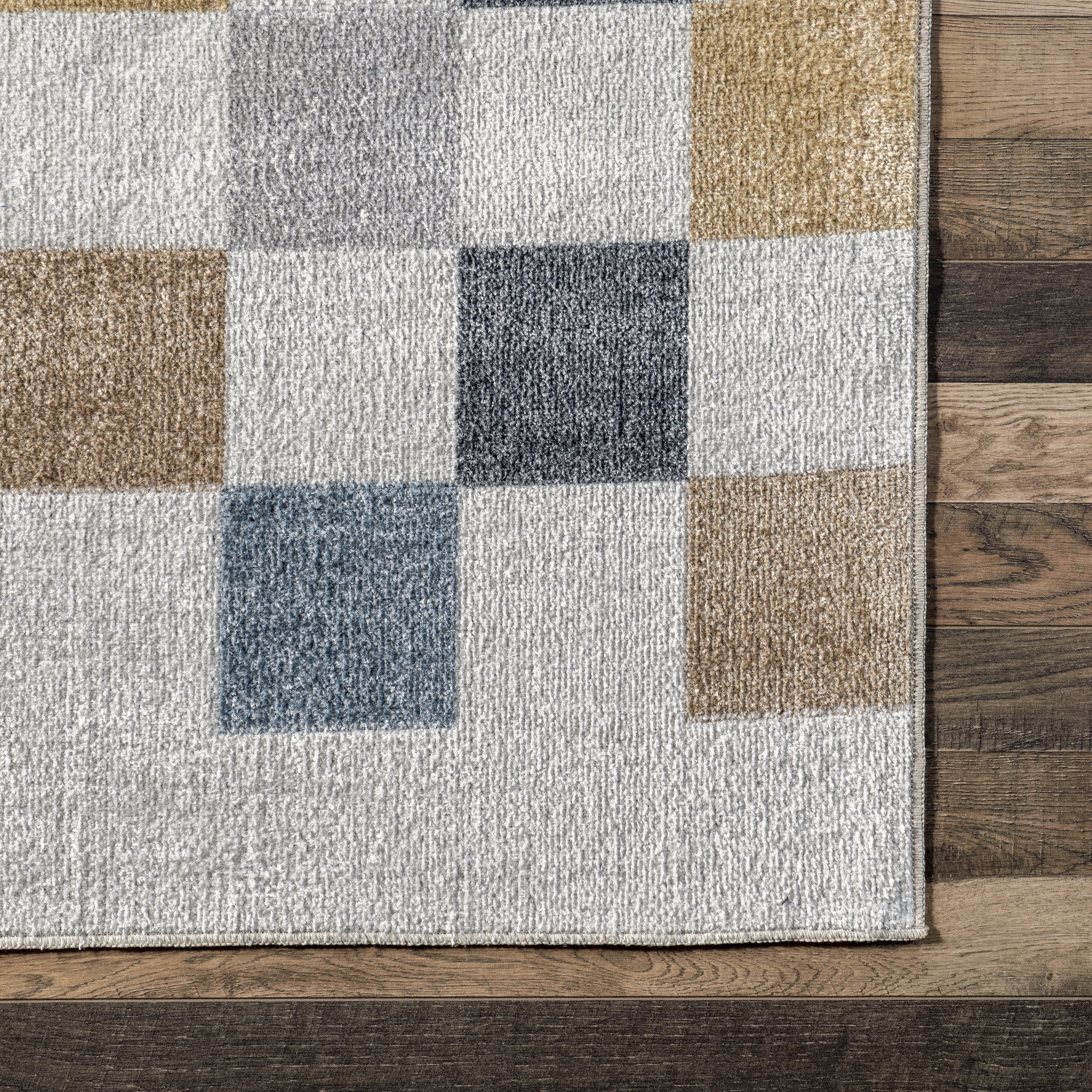 Carina Colorful Checkered Washable Rug | Multicolor