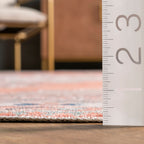 Stellar Medallion Washable Rug | Rust