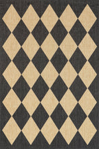 Adelaide Harlequin Indoor/Outdoor Rug | Dark Grey