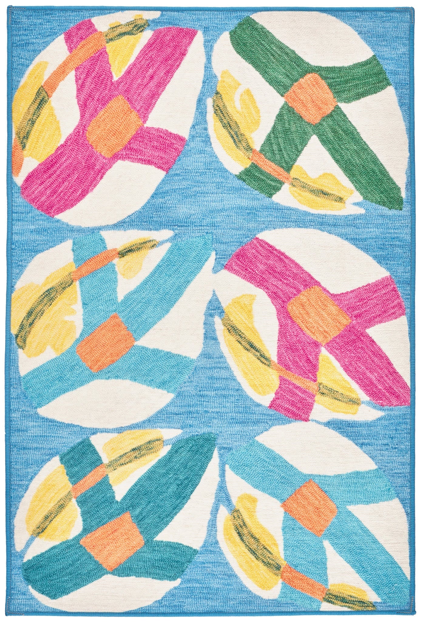 Lily Pad Machine Washable Rug | Spring
