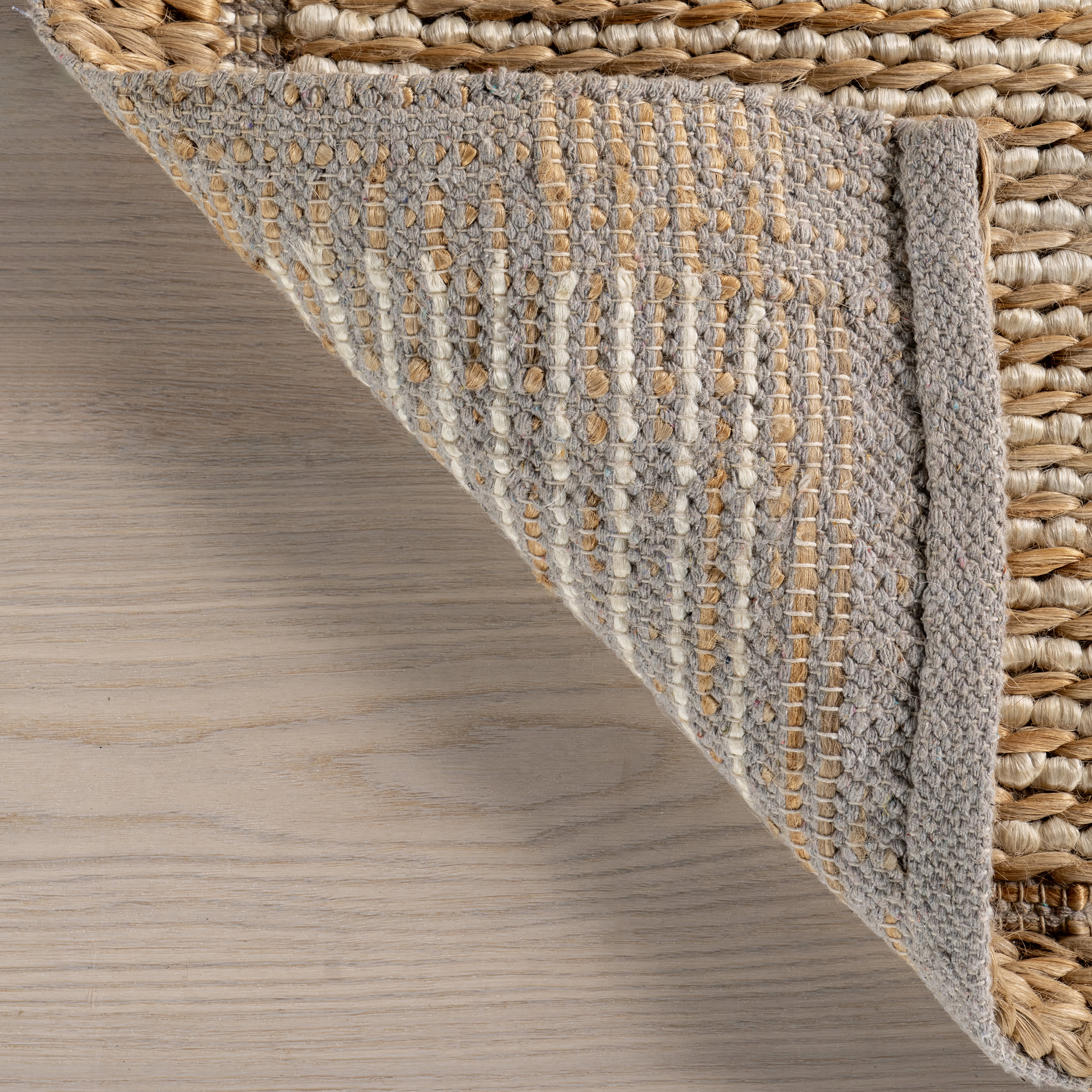 Ilse Bordered Hand Braided Jute Rug | Ivory