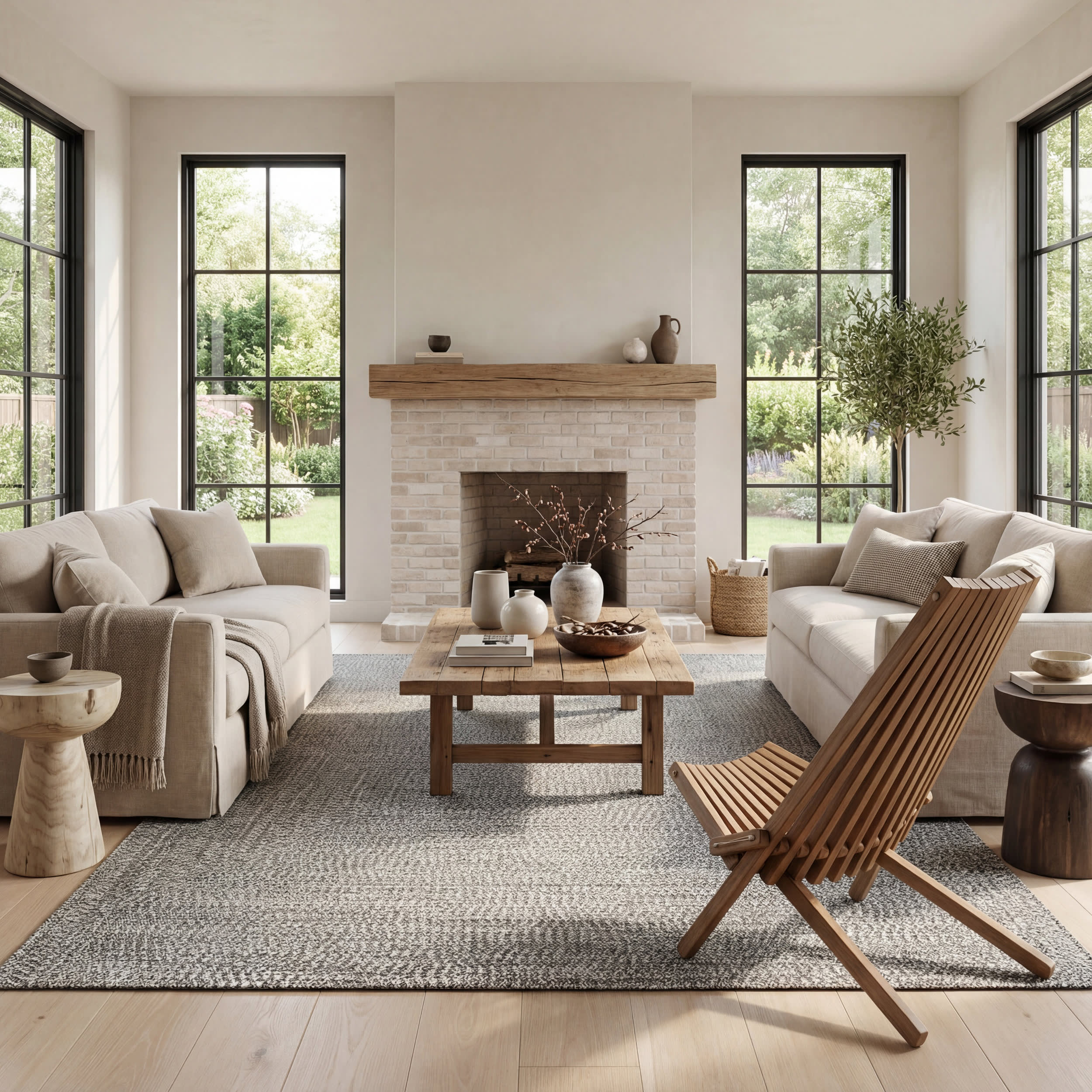 Everywhere Hand-Braided Indoor/Outdoor Rug | Salt And Pepper