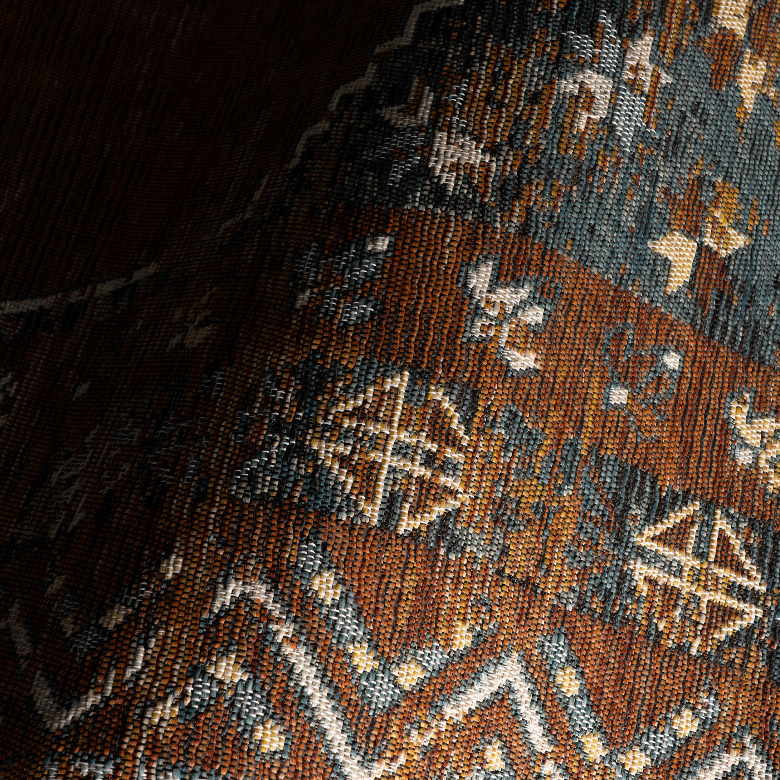 Liamara Traditional Medallion Indoor/Outdoor Rug | Brown Secondary image