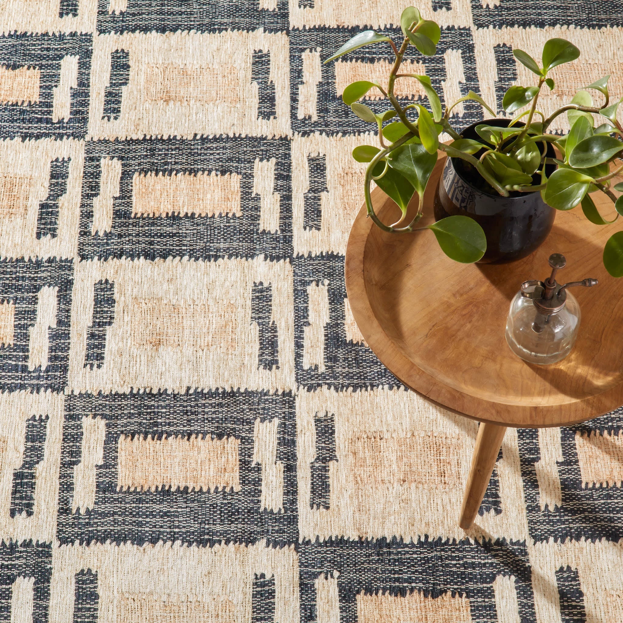 Cassia Machine Washable Rug | Natural