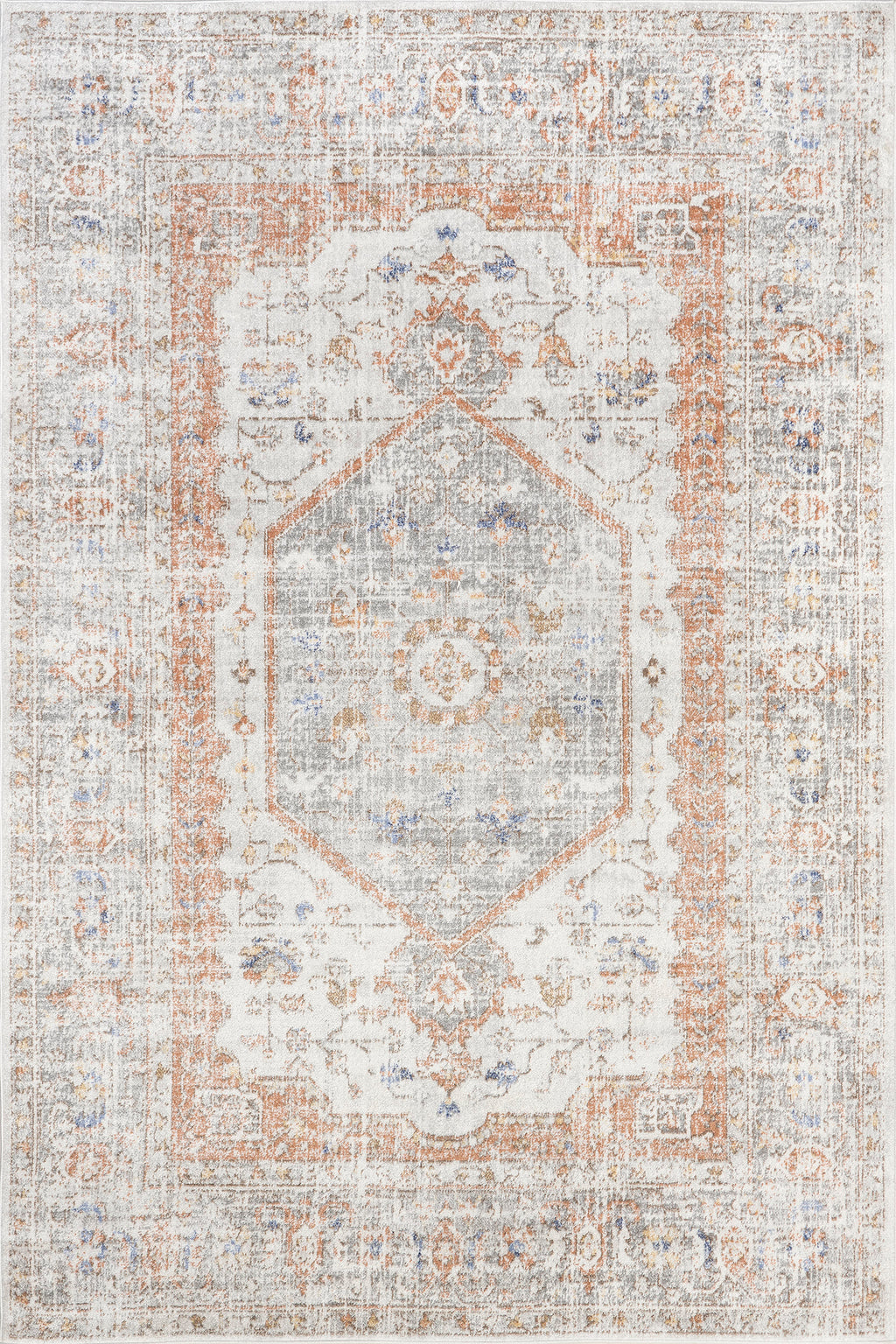 Florid Dreams Rug | Silver