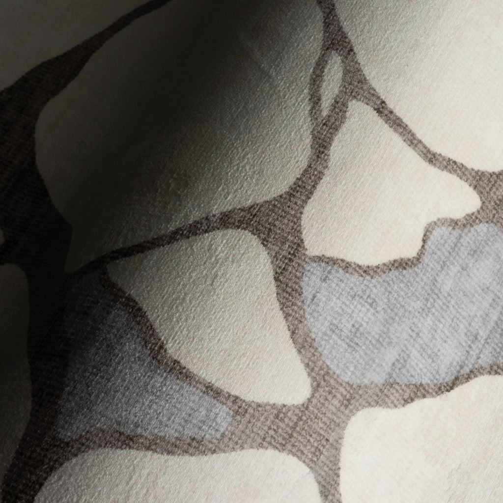 Lenis Abstract Washable Rug | Ivory