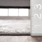 Whitney Vintage Abstract Rug | Light Grey