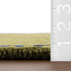 Taya Modern Bordered Rug | Green
