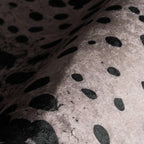 Aricela Modern Animal Print Washable Rug | Black
