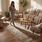 Abstract Nebula Rug | Grey